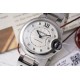 Cartier-Ballon Bleu De Cartier 33mm SS/SS White/Dia AF NH05