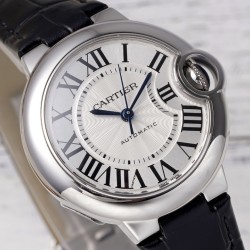 Cartier-Ballon Bleu De Cartier 33mm SS/LE White Dial AF NH05