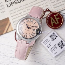 Cartier-Ballon Bleu De Cartier 33mm SS/LE Pink Dial AF NH05