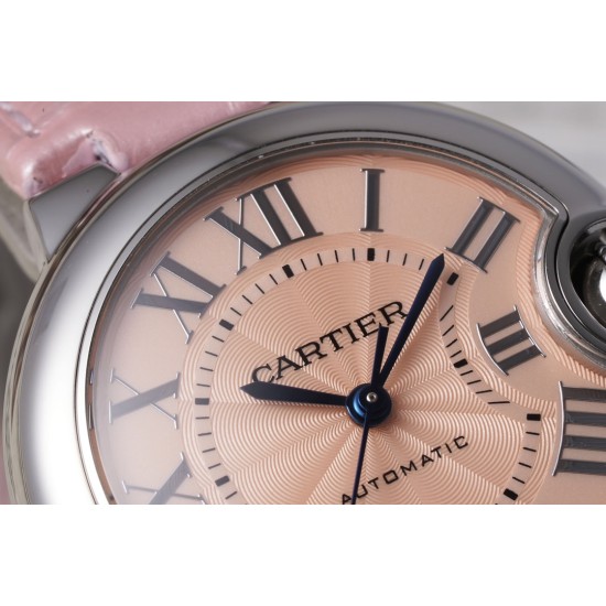 Cartier-Ballon Bleu De Cartier 33mm SS/LE Pink Dial AF NH05