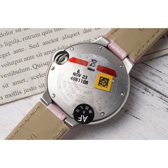 Cartier-Ballon Bleu De Cartier 33mm SS/LE Pink Dial AF NH05