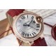 Cartier-Ballon Bleu De Cartier 33mm Dia RG/LE White/Rmn AF NH05