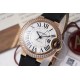 Cartier-Ballon Bleu De Cartier 33mm Dia RG/LE White/Rmn AF NH05