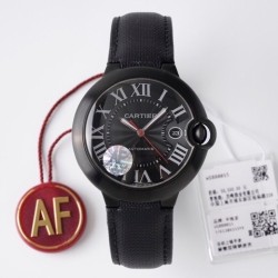 Cartier-Ballon Bleu De Cartier 42mm DLC/LE Black Dial AF A2824