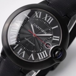 Cartier-Ballon Bleu De Cartier 42mm DLC/LE Black Dial AF A2824