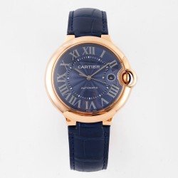 Cartier-Ballon Bleu De Cartier 42mm RG/LE Blue Dial AF A2824