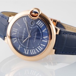 Cartier-Ballon Bleu De Cartier 42mm RG/LE Blue Dial AF A2824