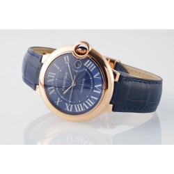 Cartier-Ballon Bleu De Cartier 42mm RG/LE Blue Dial AF A2824
