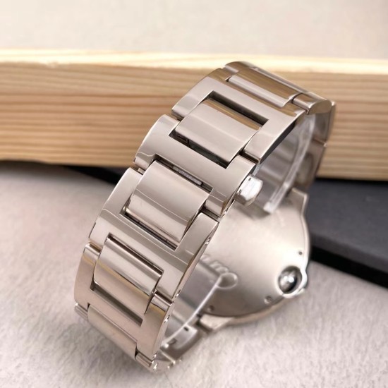 Cartier-Ballon Bleu De Cartier 42mm Dia SS/SS White Dial AF A2824