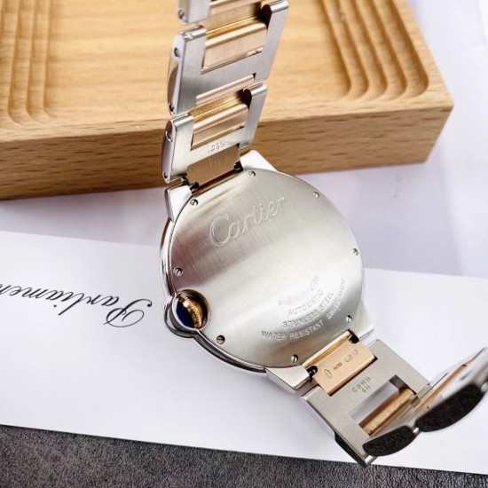 Cartier-Ballon Bleu De Cartier 42mm RG/SS White Dial AF A2824