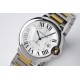 Cartier-Ballon Bleu De Cartier 42mm YG/SS White Dial AF A2824