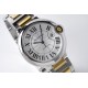Cartier-Ballon Bleu De Cartier 42mm YG/SS White Dial AF A2824