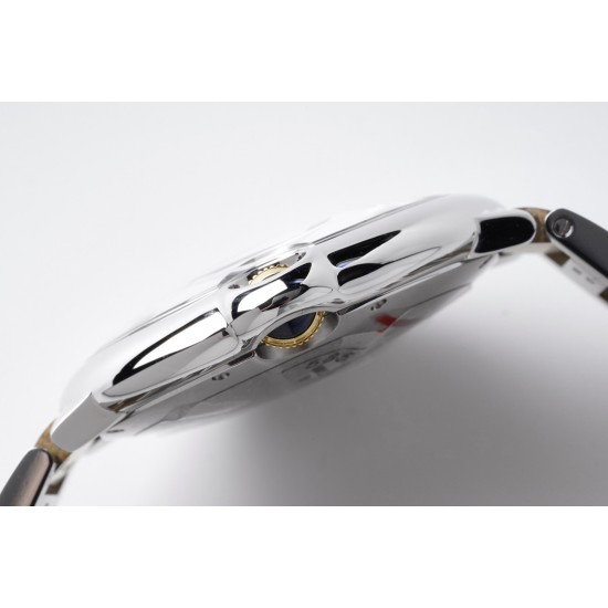 Cartier-Ballon Bleu De Cartier 42mm YG/SS White Dial AF A2824