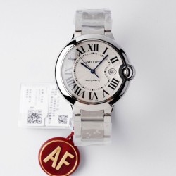 Cartier-Ballon Bleu De Cartier 42mm SS/SS White Dial AF A2824