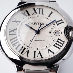 Cartier-Ballon Bleu De Cartier 42mm SS/SS White Dial AF A2824