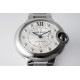 Cartier-Ballon Bleu De Cartier 33mm SS/SS White/Dia AF NH05