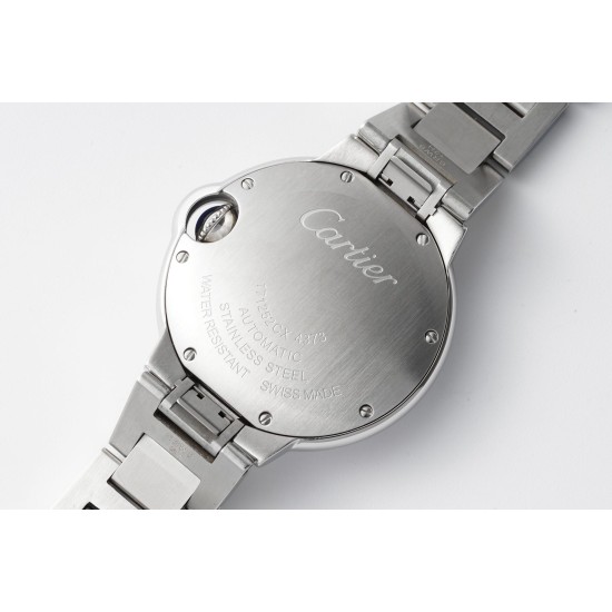 Cartier-Ballon Bleu De Cartier 33mm SS/SS White/Dia AF NH05