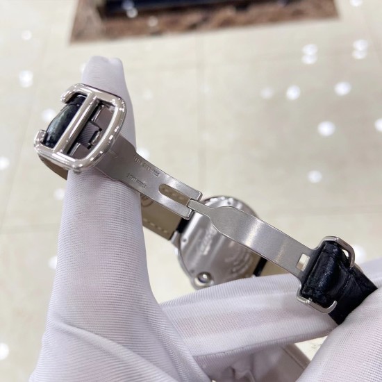 Cartier-Ballon Bleu De Cartier 33mm SS/LE White/Dia AF NH05