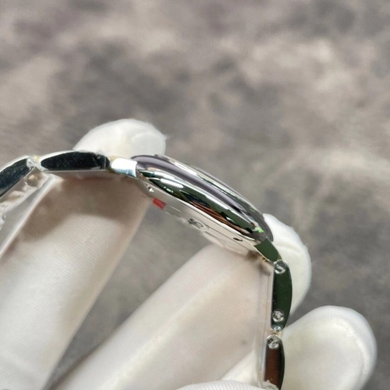 Cartier-Ballon Bleu De Cartier 28mm YG/SS White Dial V6F Quartz