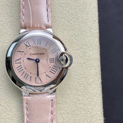 Cartier-Ballon Bleu Ladies 28mm SS/LE Pink Dial V6F Qtz