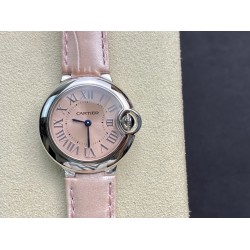 Cartier-Ballon Bleu Ladies 28mm SS/LE Pink Dial V6F Qtz