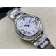 Cartier-Ballon Bleu Ladies 28mm SS/SS White Dial 3KF Qtz