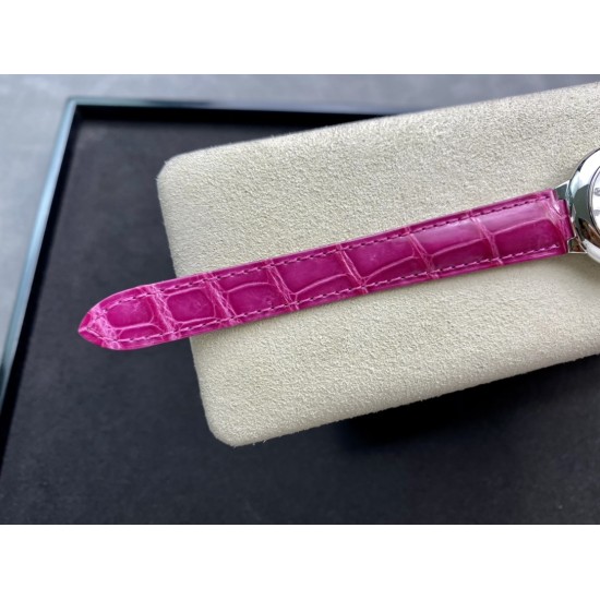 Cartier-Ballon Bleu De Cartier 28mm SS/LE White/Dia V6F NH05