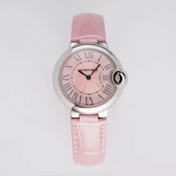 Cartier-Ballon Bleu De Cartier 33mm SS/LE Pink Dial V6F NH05