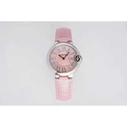 Cartier-Ballon Bleu De Cartier 33mm SS/LE Pink Dial V6F NH05