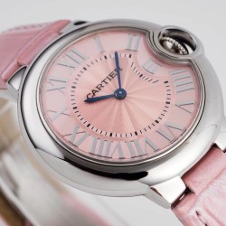 Cartier-Ballon Bleu De Cartier 33mm SS/LE Pink Dial V6F NH05