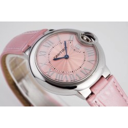 Cartier-Ballon Bleu De Cartier 33mm SS/LE Pink Dial V6F NH05