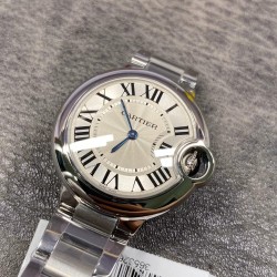 Cartier-Ballon Bleu De Cartier 33mm SS/SS White Dial V6F NH05