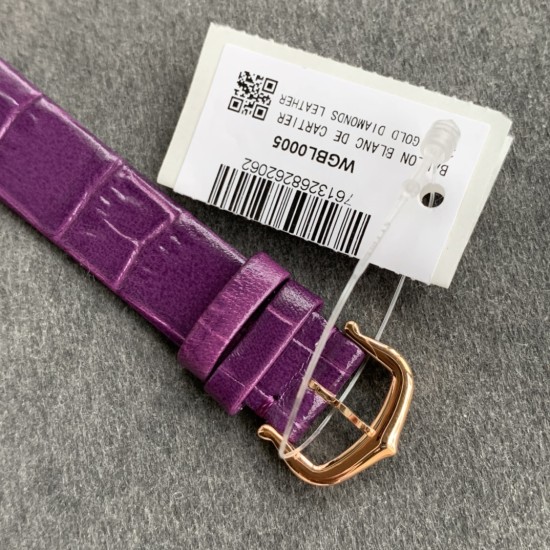 Cartier-Ballon Blanc Ladies 30mm Black RG/LE Silver Dial V6F Quartz