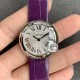Cartier-Ballon Blanc Ladies 30mm Black SS/LE Silver Dial V6F Quartz