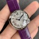 Cartier-Ballon Blanc Ladies 30mm Black SS/LE Silver Dial V6F Quartz