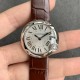 Cartier-Ballon Blanc Ladies 30mm Black SS/LE Silver Dial V6F Quartz
