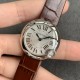 Cartier-Ballon Blanc Ladies 30mm Black SS/LE Silver Dial V6F Quartz
