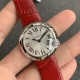 Cartier-Ballon Blanc Ladies 30mm Black SS/LE Silver Dial V6F Quartz