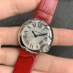 Cartier-Ballon Blanc Ladies 30mm Black SS/LE Silver Dial V6F Quartz