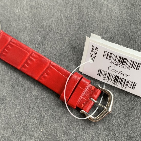 Cartier-Ballon Blanc Ladies 30mm Black SS/LE Silver Dial V6F Quartz