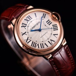 Cartier-Ballon Bleu De Cartier 36mm Dia RG/LE Rose Gold Dial V9F NH05