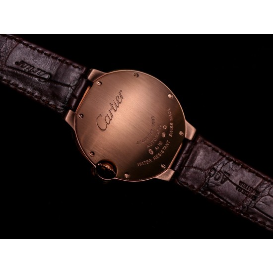 Cartier-Ballon Bleu De Cartier 36mm Dia RG/LE Rose Gold Dial V9F NH05