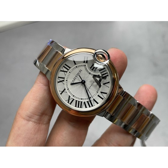 Balon Bleu Midsize 36mm RG/SS Wht V6F Jap NH55 Mod