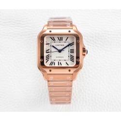 Cartier-Santos De Cartier 35mm RG/RG White Dial BVF MY9015