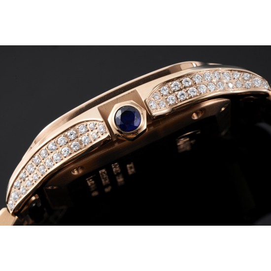 Cartier-Santos De Cartier 35mm Dia RG/RG White Dial BVF MY9019