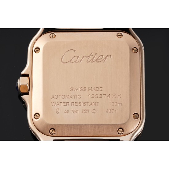 Cartier-Santos De Cartier 35mm Dia RG/RG White Dial BVF MY9019