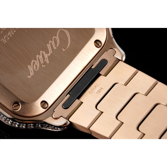 Cartier-Santos De Cartier 35mm Dia RG/RG White Dial BVF MY9019