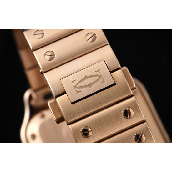 Cartier-Santos De Cartier 35mm Dia RG/RG White Dial BVF MY9019