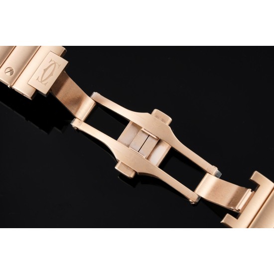 Cartier-Santos De Cartier 35mm Dia RG/RG White Dial BVF MY9019