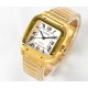 Cartier-Santos De Cartier 2018 Mens XL YG/YG Wht BVF MY9015